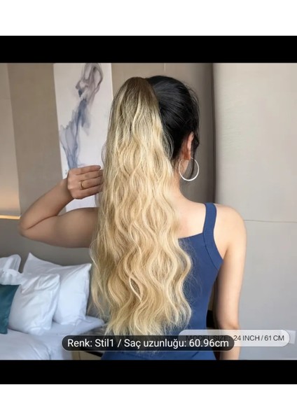 Peruk Çıtçıt Postiş At Kuyrugu Isıya Dayanıklı Fiber Saçlar fiyatları