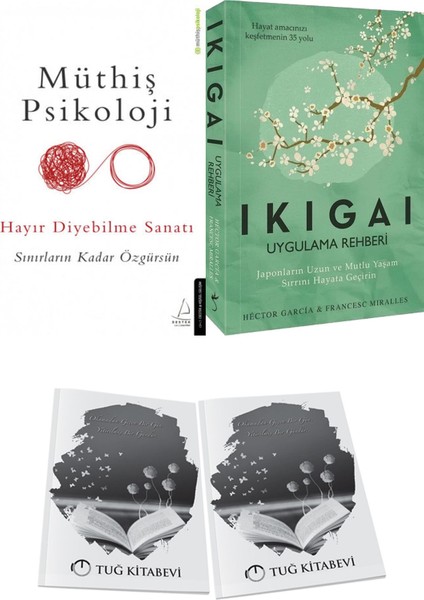 Müthiş Psikoloji Hayır Diyebilme Sanatı ve Ikigai Uygulama Rehberi + Hediyeli