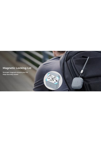 Airpods Pro Halolock Magsafe Orbit Hybrid Case Kulaklık Kılıfı fırsatları