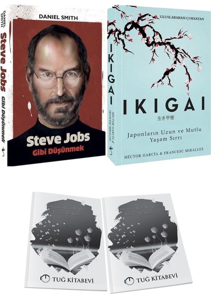 Steve Jobs Gibi Düşünmek ve Ikigai Japonların Uzun ve Mutlu Yaşam Sırrı + Hediyeli