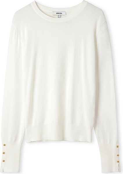 Kontrast Düğmeli Triko IW6250050049018