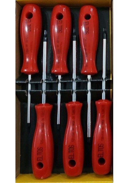 Torx Tornavida Seti 6 Parça
