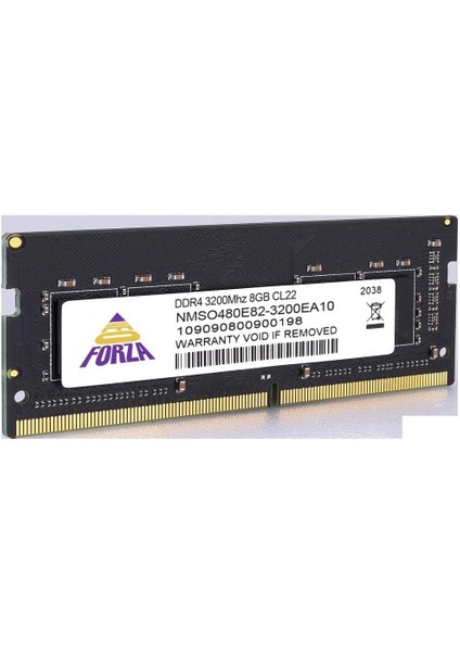 8gb 3200MHZ CL22 1.2V Ddr4 Sodımm