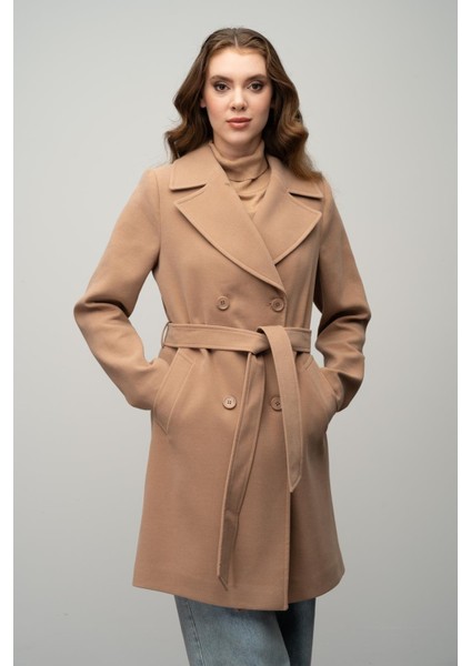 Kruvaze Belden Bağlamalı Kaban Kamel 3058 indirimleri