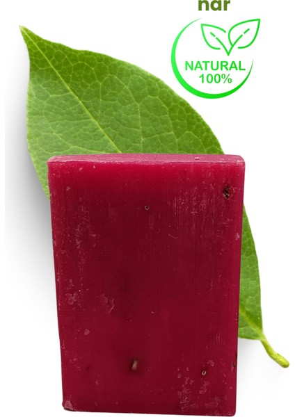 %100 Doğal Nar Cilt ve Banyo Sabunu Cilt Besleyici 100 gr x 3 Adet