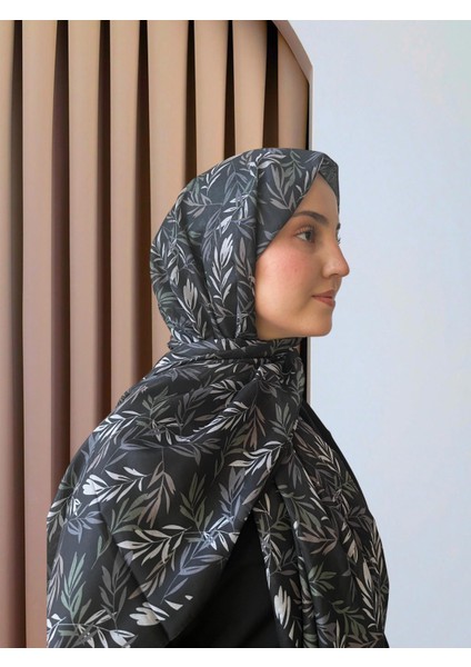 Pastel Yaprak Desenli Şal modelleri