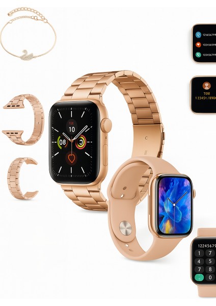 Yeni Nesil Şık Tasarımlı G9 Mini Akıllı Saat Bileklik Hediyeli fiyatları