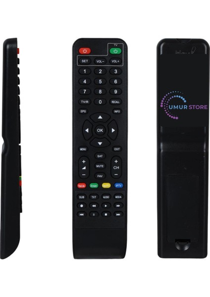 Y33A Youtube Tuşlu Hd Uydu Kumandası