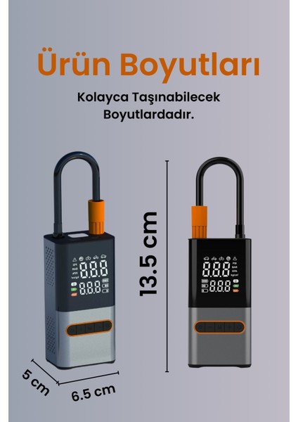 Şarjlı Hava Kompresörü 4000 Mah 4ın1 Şarjlı+Araç Taşınabilir Araç Lastik Top Şişirme Pompası Oto fiyatları