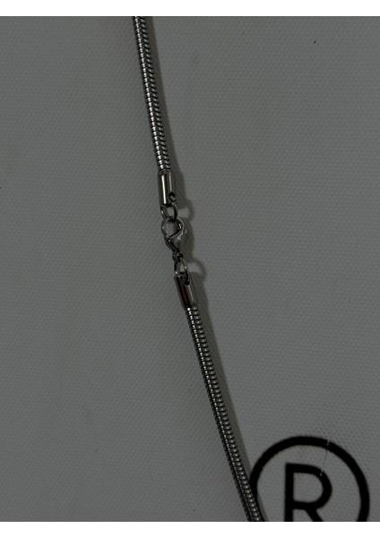 Erkek Silver Paslanmaz Çelik Oval Kolye Renk Atmaz Solma Yapmaz Unısex Solmaz Kombinlenebilir modelleri