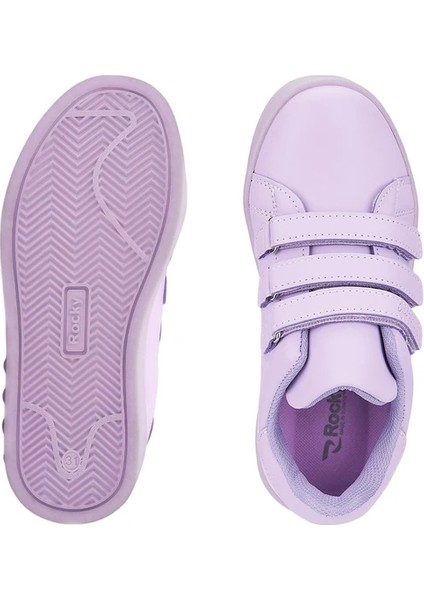 Simple Kız Çocuk Cırtlı Ortopedik Kaymaz Rahat Taban Işıklı Spor Ayakkabı modelleri