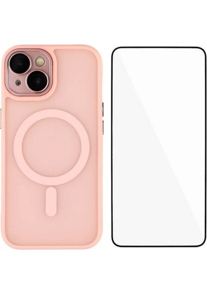 iPhone 13 Pc Tpu Telefon Kılıfı ve Ekran Filmi (Magsafe ile Uyumlu) (Yurt Dışından)