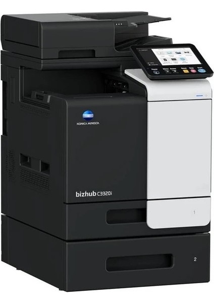 Bizhub C3320I A4 Renkli Çok Fonksiyonlu Lazer Yazıcı – 33 Ppm & 7″ Dokunmatik Ekran fiyatları