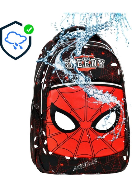 Örümcek Adam Maske Desenli Ilkokul Sırt Çantası + Beslenme Çantası (2316) modelleri