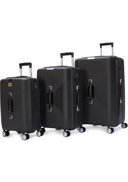Trolley Valiz Siyah Orta Boy 04PC7080-02-SY modelleri