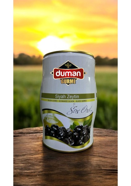 Siyah Zeytin 1 kg – Katkısız Doğal Lezzet | Teneke Ambalaj, Geleneksel fermente