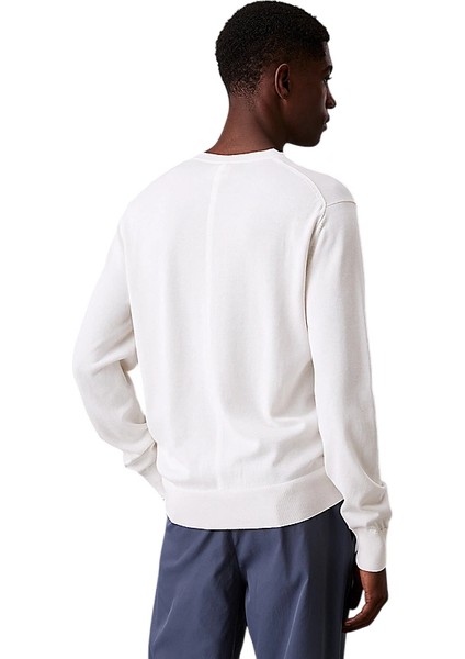 Supima Cotton Erkek Beyaz Sweatshirt LV040BM343-YAS fiyatları