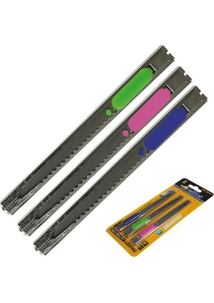 Ince Metal Maket Bıçağı 3’lü Set