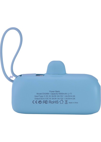 DX269B Yeşil Powerbank – 5.000 MAH, 22.5 w Type-C Hızlı Şarj indirimleri