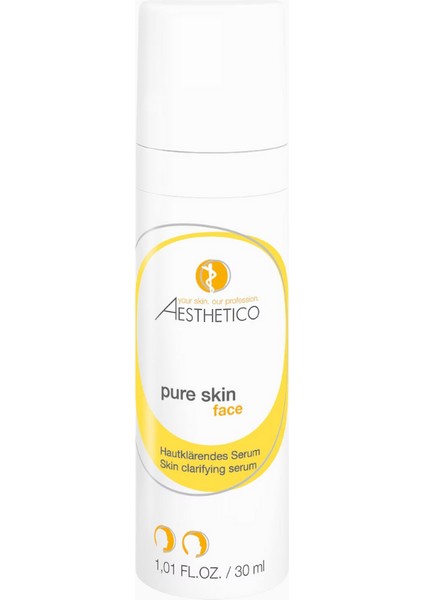 Aesthetıco Pure Skin, Yağlı ve Akneye Eğilimli Ciltler Için Arındırıcı Gece Serumu, 30 ml