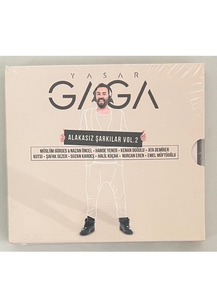 Yaşar Gaga Alakasız Şarkılar Vol 2 CD (Jelatininde Sıfır Dönem Baskı Cd)