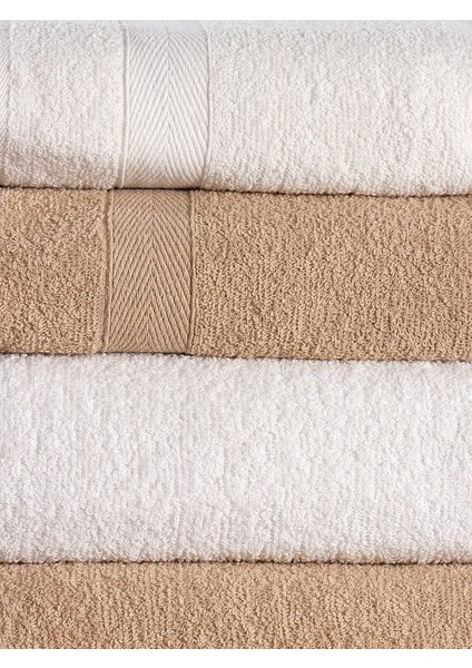 Pamuklu 4'lü Banyo Havlu Seti Hamam Takımı Seti Günlük Çeyizlik Banyo Havlusu fırsatları