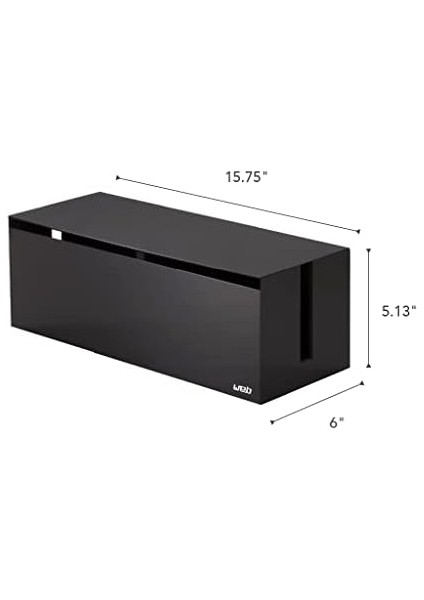 Web Kablo Kutusu, Plastik, Koyu Kahverengi, Tek Boy modelleri