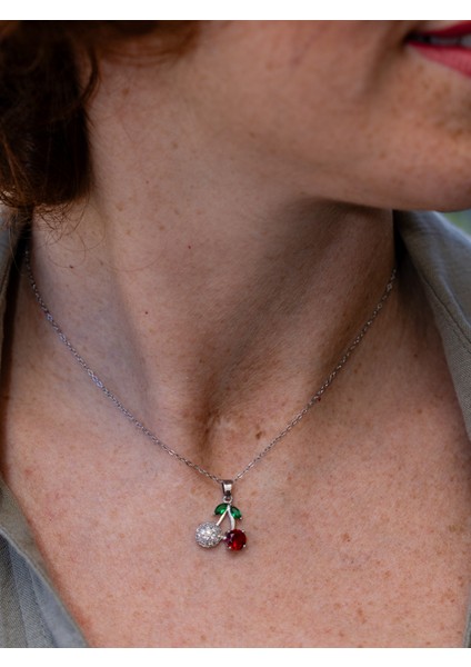 Chérine Kirazlı Kadın Çelik Kolye fiyatları