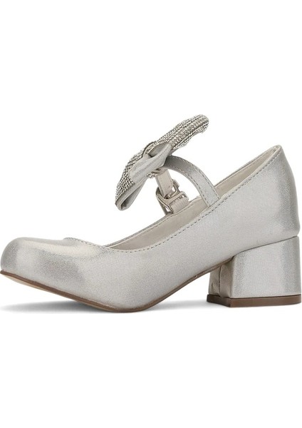 Roza Kız Çocuk Taşlı Tokalı Ortopedik Kaymaz Rahat Taban Topuklu Ayakkabı fiyatları