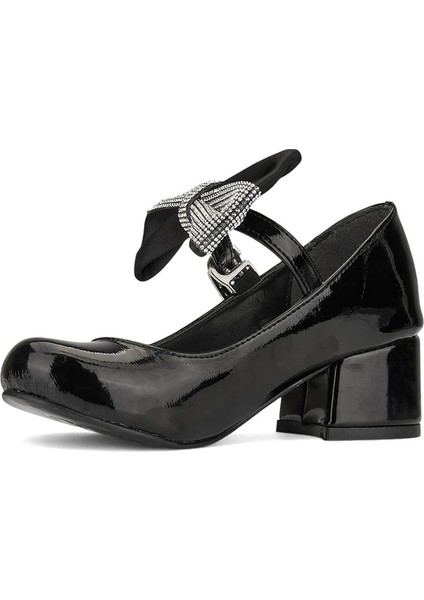 Roza Kız Çocuk Taşlı Tokalı Ortopedik Kaymaz Rahat Taban Topuklu Ayakkabı fiyatları