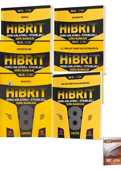 Hız 2026 8. Sınıf Tüm Dersler Hibrit Konu Anlatımlı Etkinlikli Soru Bankası Seti+Anla Kazan Paragraf
