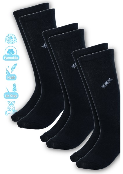 Erkek Soket Çorap 3 Lü Pamuklu Rahat Takviyeli Terletmez Kaymaz Koku Yapmaz OTEC25OZRNMOD33