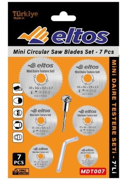 Mini Daire Testere Seti 7 Parça fiyatları