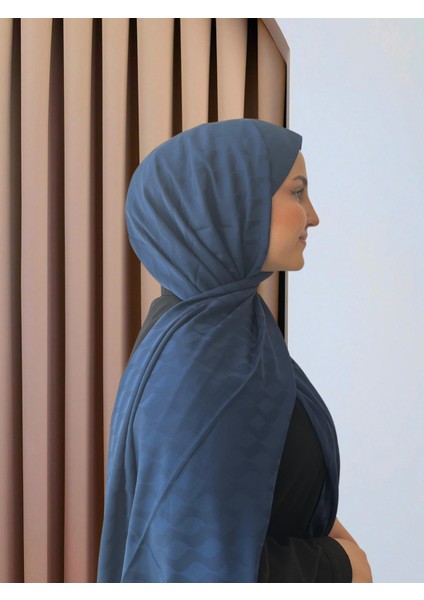 Su Yolu Desenli Jakar Şal fiyatları