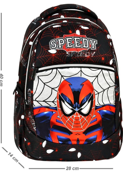 Örümcek Adam Desenli Ilkokul Sırt Çantası + Beslenme Çantası (2317) modelleri
