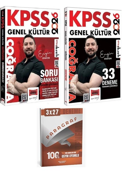 Yargı 2026 Kpss Coğrafya Soru Bankası + 33 Deneme 2 Li Set+Anla Kazan Paragraf