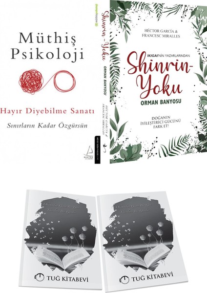 Müthiş Psikoloji Hayır Diyebilme Sanatı ve Shinrin Yoku Orman Banyosu + Hediyeli
