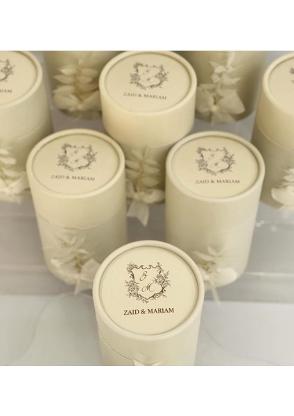 Ilya Design Söz Nişan Nikah Bebek Hediyelik Oda Koskusu Silindir Kutulu (5 Adet) fiyatları