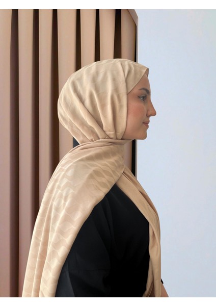 Su Yolu Desenli Jakar Şal