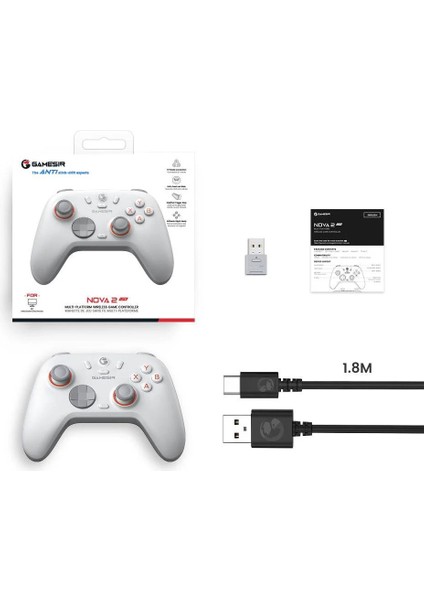 Nova 2 Lite Kablosuz Oyun Kumandası: Hall Effect Çubuklar, 1000Hz Polling Rate, Çoklu Platform Uyumlu, Mekanik D-Pad - Pc/switch/android/ios Uyumlu Gamepad fırsatları