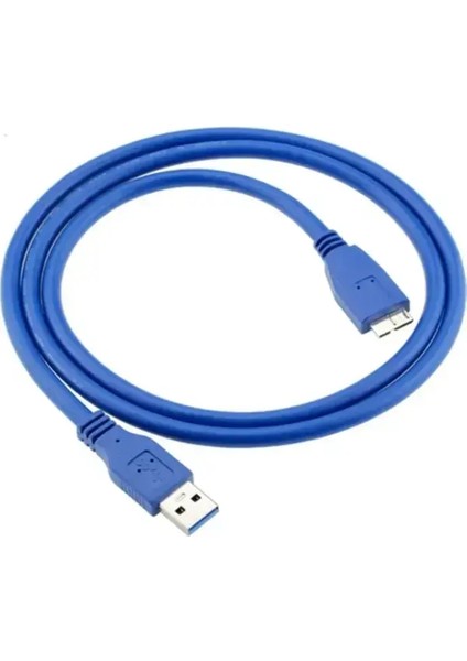 USB 3.0 Taşınabilir HDD Hard Disk Kablosu / 1 Metre Mavi / Micro Usb-B / 5 Gbps Hızlı Veri Aktarımı modelleri