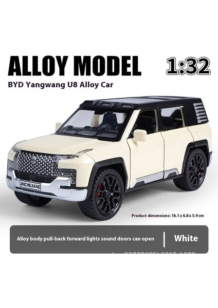 1:32 Prado Suv Model Alaşımlı Sesli ve Işıklı Bumerang Oyuncak Araba Modeli (Yurt Dışından)