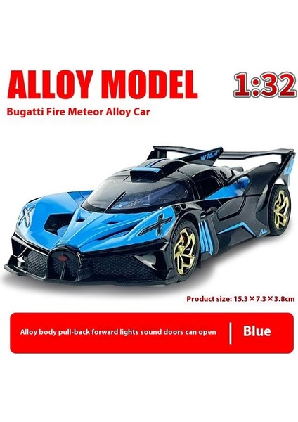 Kutulu 1:32 Bugatti Tourbillon Alaşımlı Araba Modeli Spor Araba Çocuk Koleksiyon Süsü (Yurt Dışından)