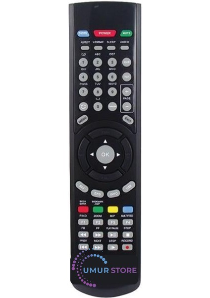 BC-9000 Hd Cıs/usb/pvr Uydu Alıcı Kumandası