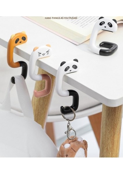 Sevimli Hayvan Figürlü Katlanabilir Kanca Askı