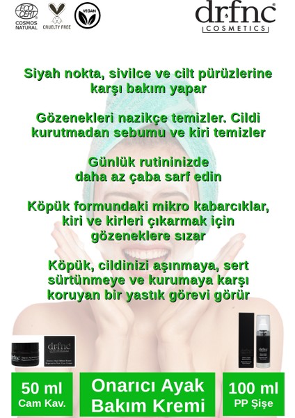 Cilt Temizleme Köpüğü (Kuru ve Hassas Ciltler Için) 200 ml modelleri