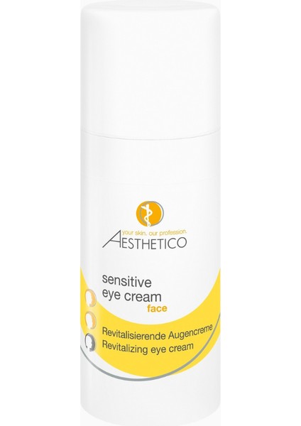 Aesthetıco Sensitive Eye Cream, Hassas Göz Çevresi Için Yoğun Anti-Aging Bakım, 15 ml