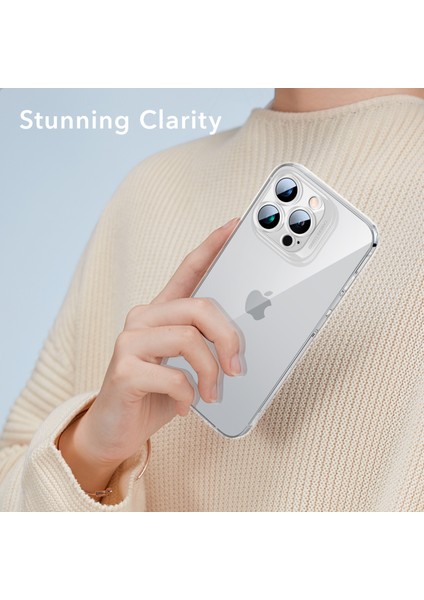 Ice Shield Tempered-Glass Case For iPhone 14 Pro - Clear-Şeffaf