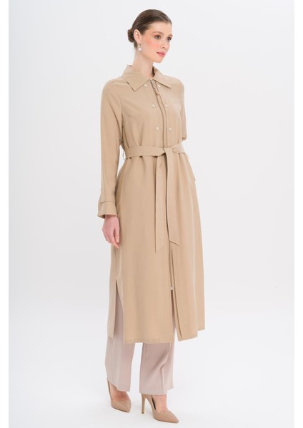 Fermuar Kapamalı Dikiş Detaylı Astarsız Modal Kap Bej 6721 fırsatları