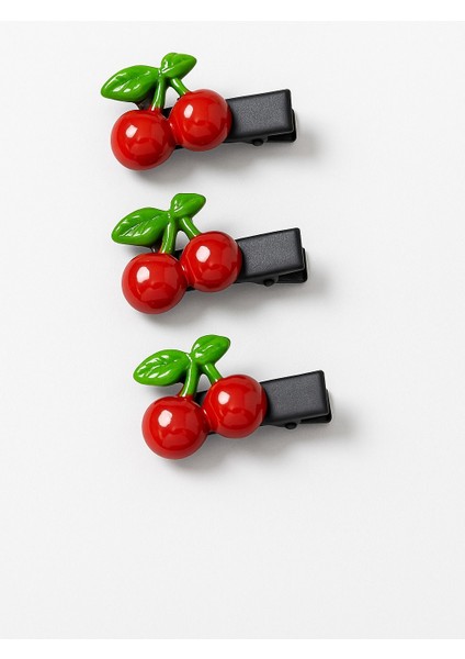 Kirazlı Kız Çocuk Toka 3lü fiyatları